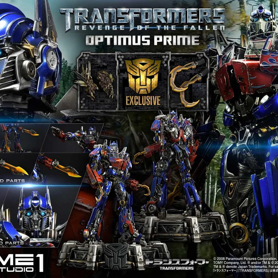 Optimus Prime (Exclusive Bonus Version) Transformers: Revenge of the Fallen (Film) – Prime1Studio – ActionFigure Brasil