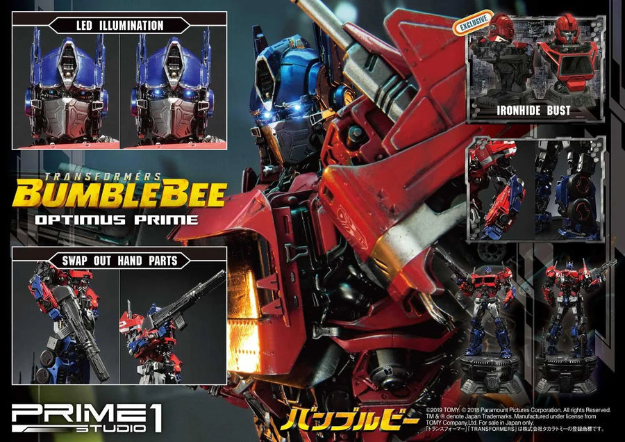 Optimus Prime (Exclusive Japan/China Version) Transformers: Bumblebee (Film) – Prime1Studio – ActionFigure Brasil