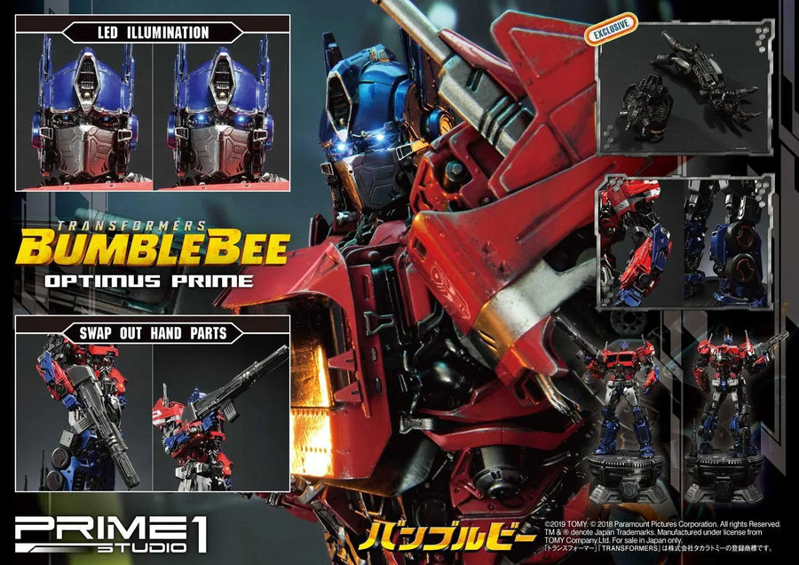 Optimus Prime (Exclusive Version) Transformers: Bumblebee (Film) – Prime1Studio – ActionFigure Brasil