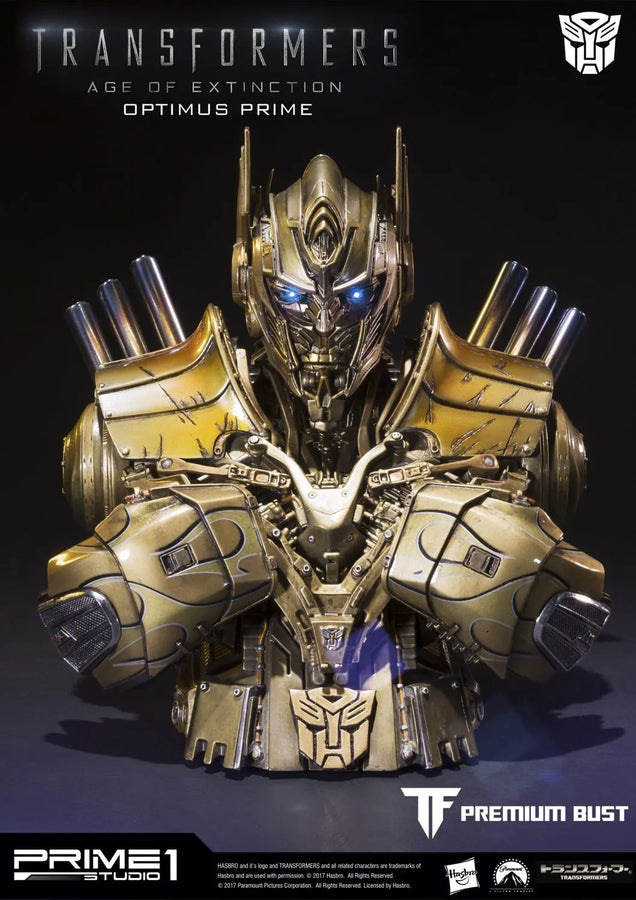 Optimus Prime (Gold Version) Transformers: Age of Extinction (Film) – Prime1Studio – ActionFigure Brasil