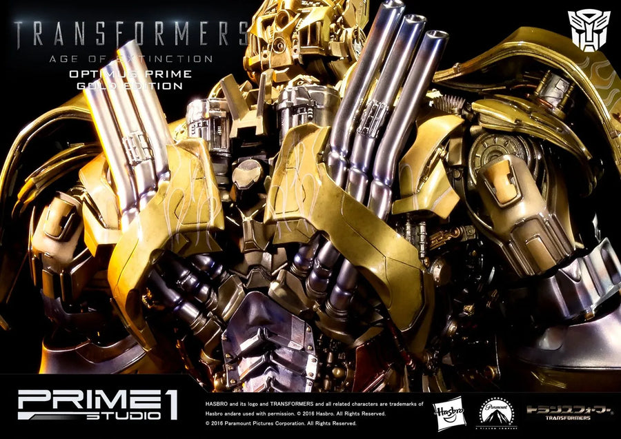 Optimus Prime (Gold Version) Transformers: Age of Extinction (Film) – Prime1Studio – ActionFigure Brasil
