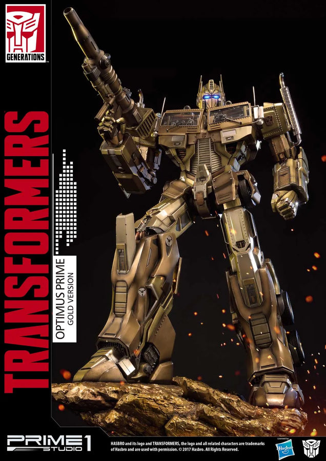Optimus Prime (Gold Version) Transformers Generations I – Prime1Studio – ActionFigure Brasil