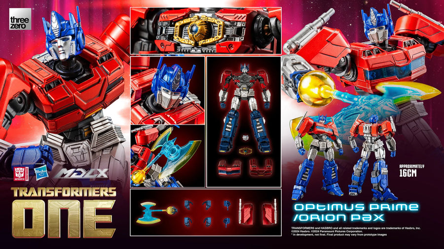 Optimus Prime/Orion Pax MDLX – Threezero – ActionFigure Brasil