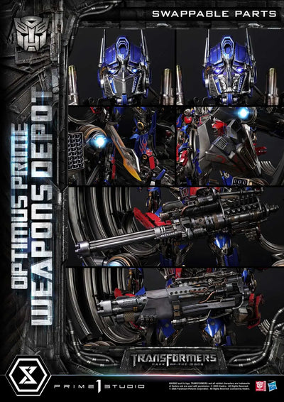 Optimus Prime Weapons Depot (Bonus Version) Transformers: Dark of the Moon (Film) – Prime1Studio – ActionFigure Brasil