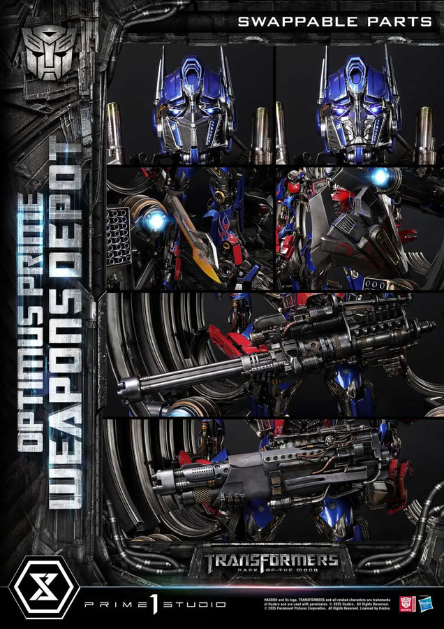 Optimus Prime Weapons Depot (Bonus Version) Transformers: Dark of the Moon (Film) – Prime1Studio – ActionFigure Brasil
