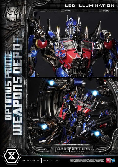 Optimus Prime Weapons Depot (Bonus Version) Transformers: Dark of the Moon (Film) – Prime1Studio – ActionFigure Brasil