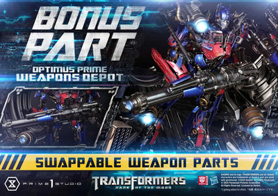 Optimus Prime Weapons Depot (Bonus Version) Transformers: Dark of the Moon (Film) – Prime1Studio – ActionFigure Brasil