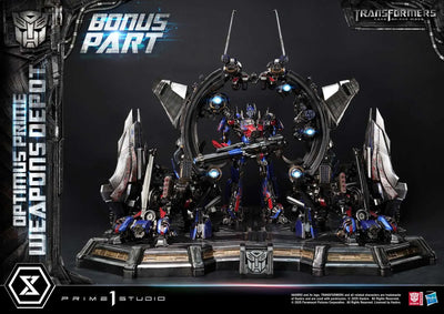 Optimus Prime Weapons Depot (Bonus Version) Transformers: Dark of the Moon (Film) – Prime1Studio – ActionFigure Brasil