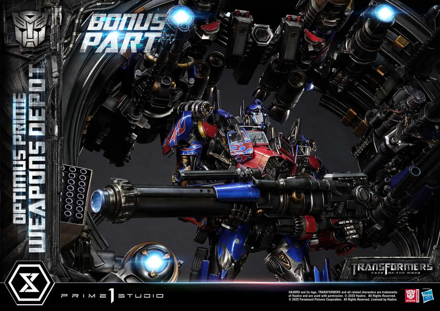 Optimus Prime Weapons Depot (Bonus Version) Transformers: Dark of the Moon (Film) – Prime1Studio – ActionFigure Brasil