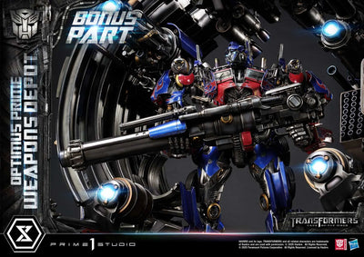 Optimus Prime Weapons Depot (Bonus Version) Transformers: Dark of the Moon (Film) – Prime1Studio – ActionFigure Brasil