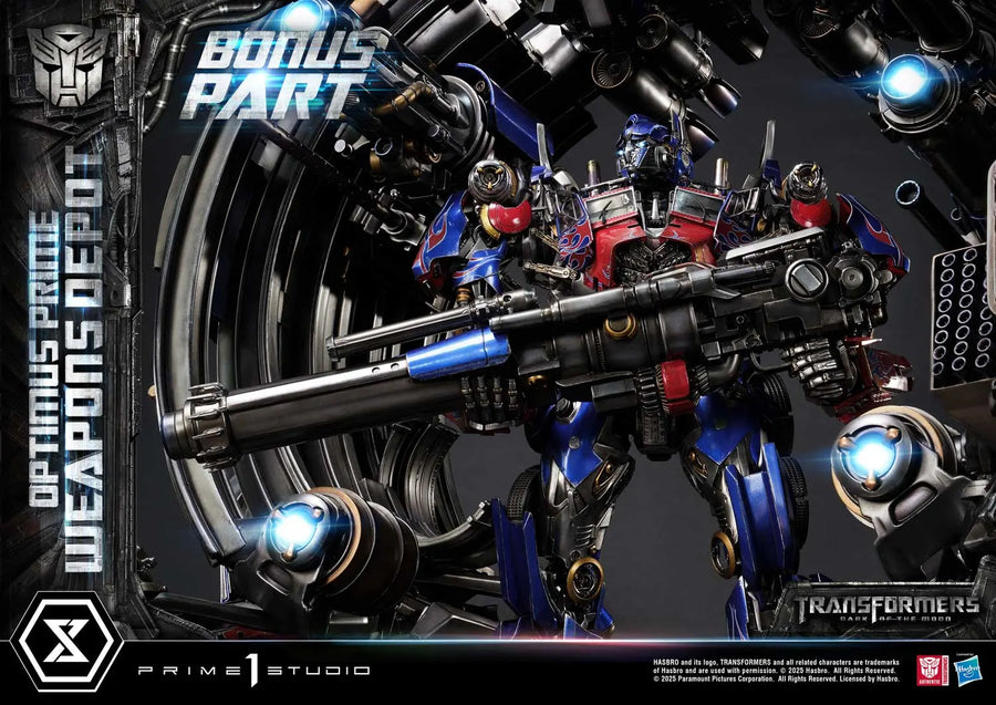 Optimus Prime Weapons Depot (Bonus Version) Transformers: Dark of the Moon (Film) – Prime1Studio – ActionFigure Brasil