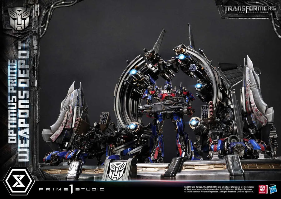 Optimus Prime Weapons Depot (Bonus Version) Transformers: Dark of the Moon (Film) – Prime1Studio – ActionFigure Brasil