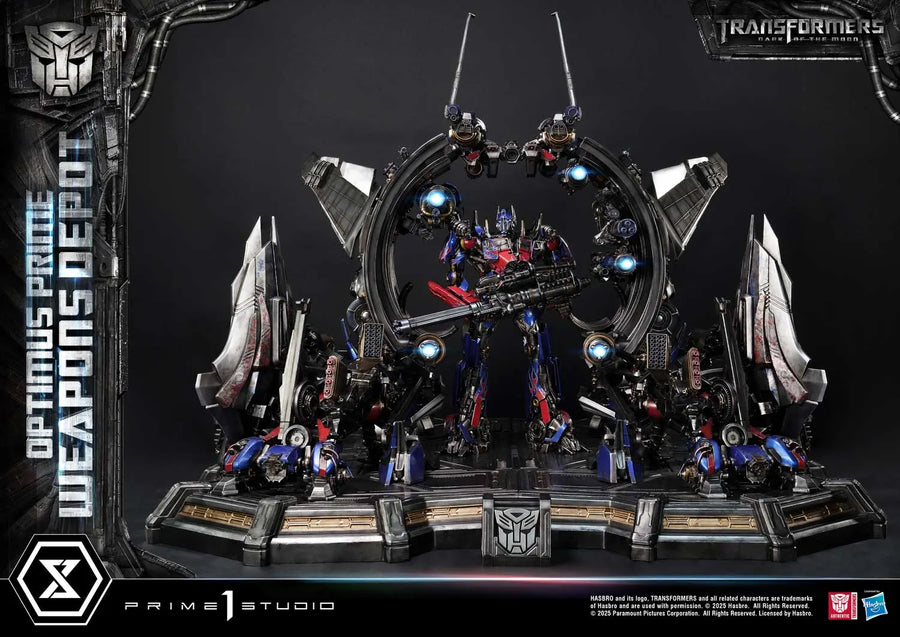 Optimus Prime Weapons Depot (Bonus Version) Transformers: Dark of the Moon (Film) – Prime1Studio – ActionFigure Brasil