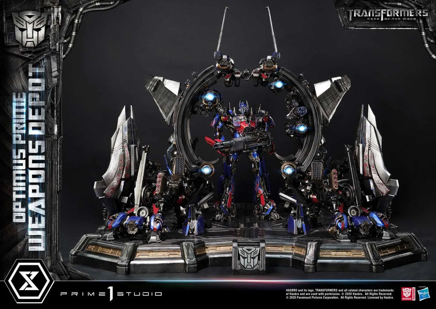 Optimus Prime Weapons Depot (Bonus Version) Transformers: Dark of the Moon (Film) – Prime1Studio – ActionFigure Brasil