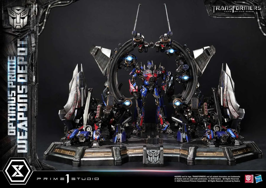 Optimus Prime Weapons Depot (Bonus Version) Transformers: Dark of the Moon (Film) – Prime1Studio – ActionFigure Brasil