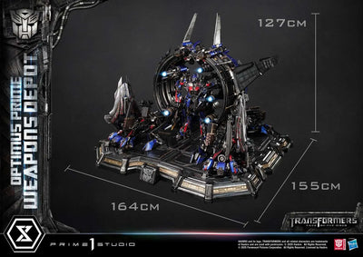 Optimus Prime Weapons Depot (Bonus Version) Transformers: Dark of the Moon (Film) – Prime1Studio – ActionFigure Brasil