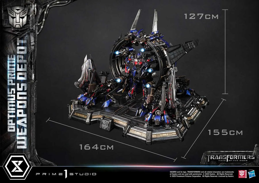Optimus Prime Weapons Depot (Bonus Version) Transformers: Dark of the Moon (Film) – Prime1Studio – ActionFigure Brasil