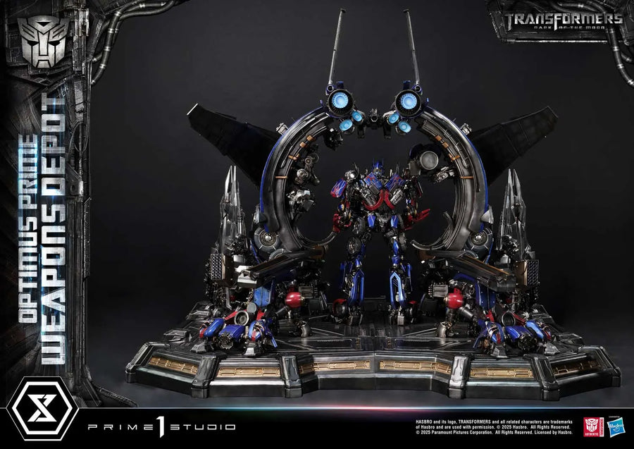 Optimus Prime Weapons Depot (Bonus Version) Transformers: Dark of the Moon (Film) – Prime1Studio – ActionFigure Brasil