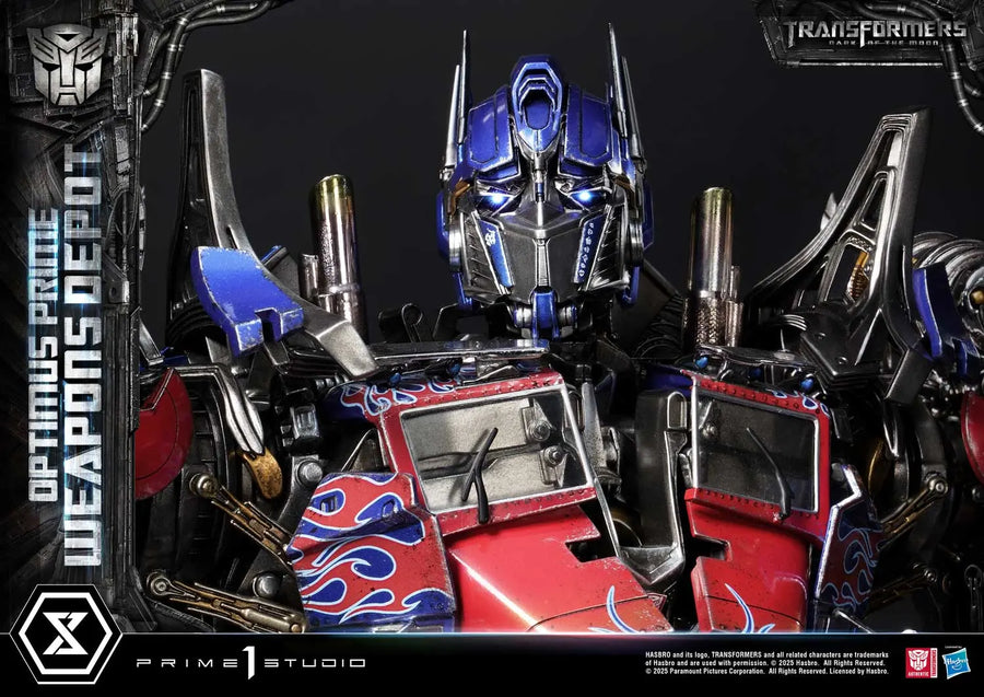 Optimus Prime Weapons Depot (Bonus Version) Transformers: Dark of the Moon (Film) – Prime1Studio – ActionFigure Brasil