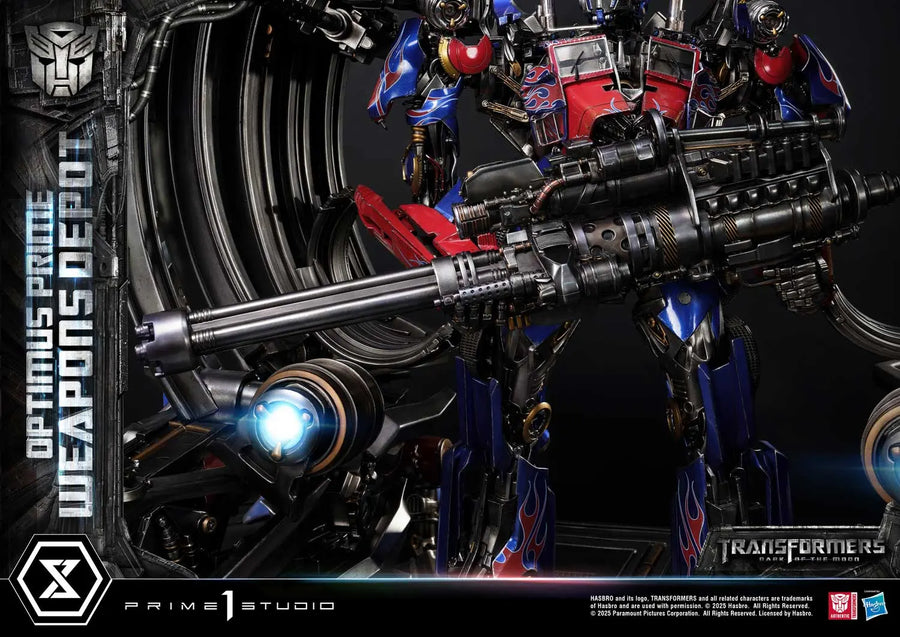 Optimus Prime Weapons Depot (Bonus Version) Transformers: Dark of the Moon (Film) – Prime1Studio – ActionFigure Brasil