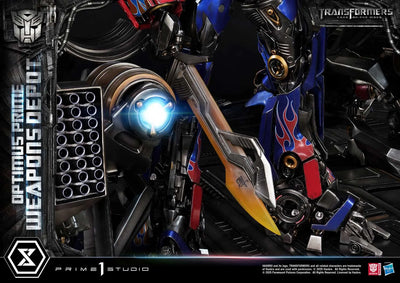Optimus Prime Weapons Depot (Bonus Version) Transformers: Dark of the Moon (Film) – Prime1Studio – ActionFigure Brasil