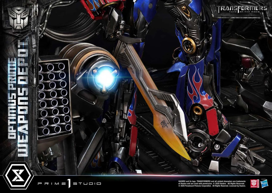 Optimus Prime Weapons Depot (Bonus Version) Transformers: Dark of the Moon (Film) – Prime1Studio – ActionFigure Brasil