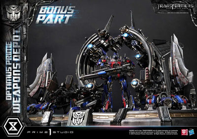 Optimus Prime Weapons Depot (Bonus Version) Transformers: Dark of the Moon (Film) – Prime1Studio – ActionFigure Brasil
