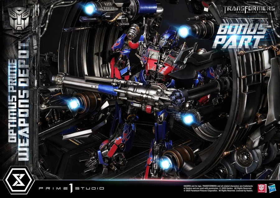 Optimus Prime Weapons Depot (Bonus Version) Transformers: Dark of the Moon (Film) – Prime1Studio – ActionFigure Brasil