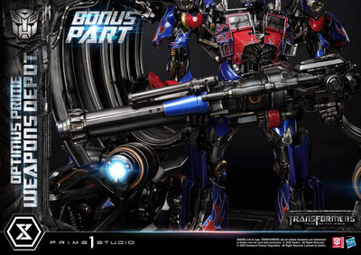 Optimus Prime Weapons Depot (Bonus Version) Transformers: Dark of the Moon (Film) – Prime1Studio – ActionFigure Brasil