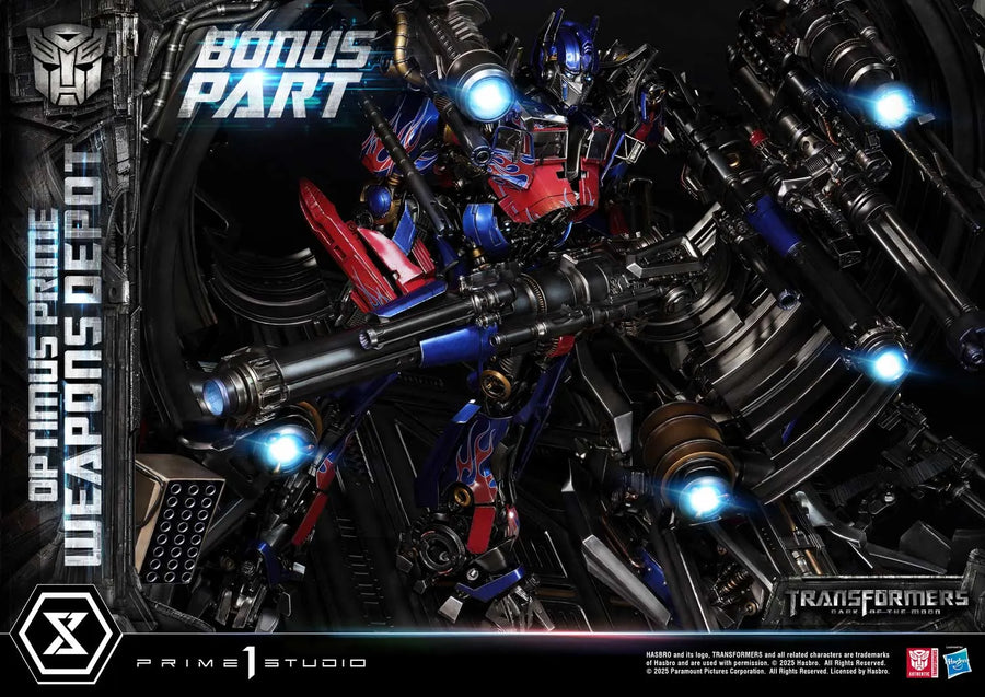 Optimus Prime Weapons Depot (Bonus Version) Transformers: Dark of the Moon (Film) – Prime1Studio – ActionFigure Brasil