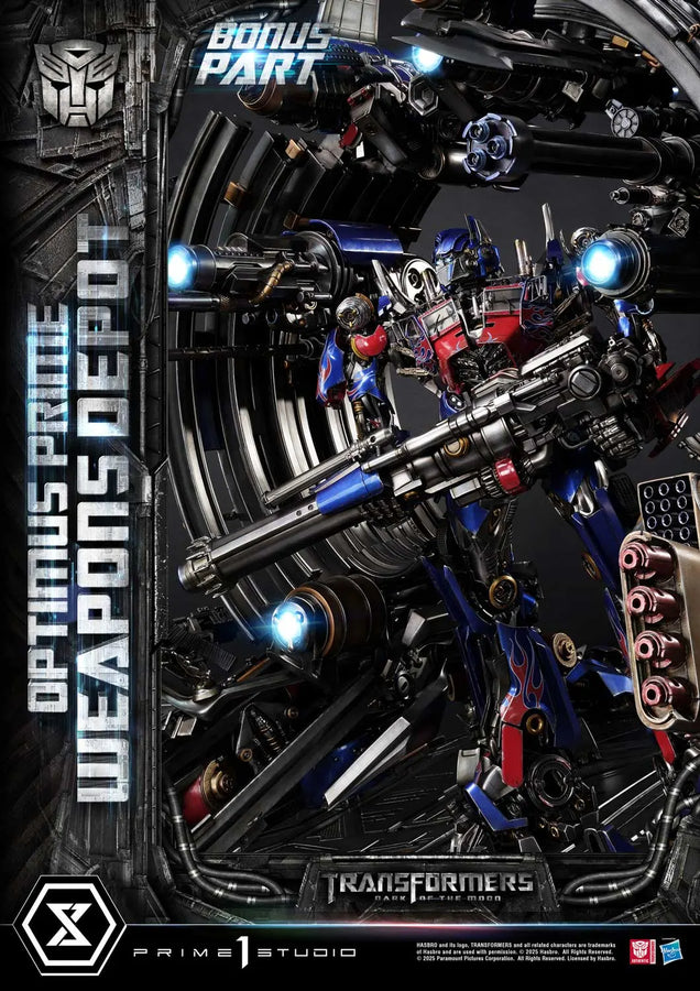 Optimus Prime Weapons Depot (Bonus Version) Transformers: Dark of the Moon (Film) – Prime1Studio – ActionFigure Brasil