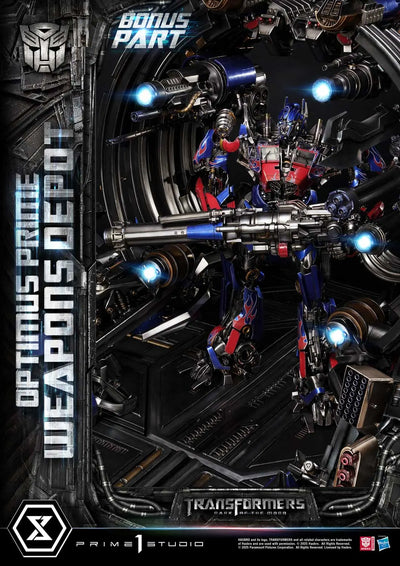 Optimus Prime Weapons Depot (Bonus Version) Transformers: Dark of the Moon (Film) – Prime1Studio – ActionFigure Brasil