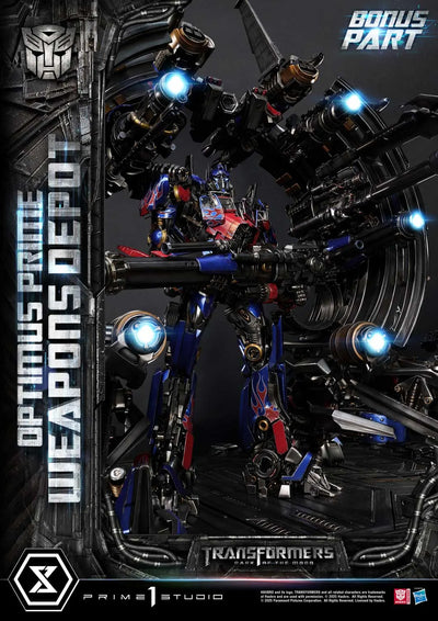 Optimus Prime Weapons Depot (Bonus Version) Transformers: Dark of the Moon (Film) – Prime1Studio – ActionFigure Brasil