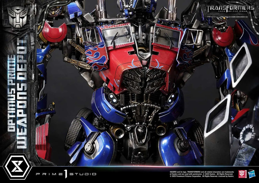 Optimus Prime Weapons Depot (Bonus Version) Transformers: Dark of the Moon (Film) – Prime1Studio – ActionFigure Brasil