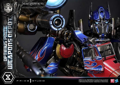 Optimus Prime Weapons Depot (Bonus Version) Transformers: Dark of the Moon (Film) – Prime1Studio – ActionFigure Brasil