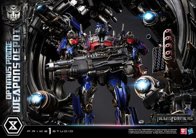 Optimus Prime Weapons Depot (Bonus Version) Transformers: Dark of the Moon (Film) – Prime1Studio – ActionFigure Brasil