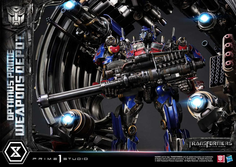 Optimus Prime Weapons Depot (Bonus Version) Transformers: Dark of the Moon (Film) – Prime1Studio – ActionFigure Brasil