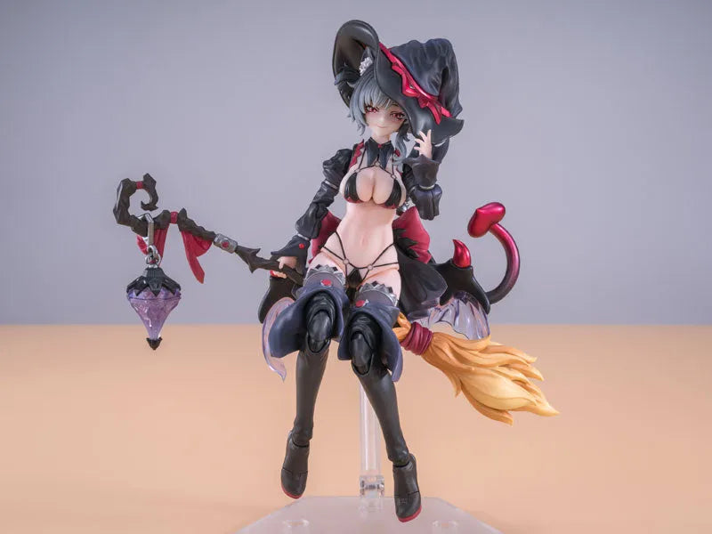 Original - Apprentice Witch Hoshikawa Neco - 1/12 - Black Hair Ver. (CiYuanJuXiang)ㅤ – CiYuanJuXiang – ActionFigure Brasil