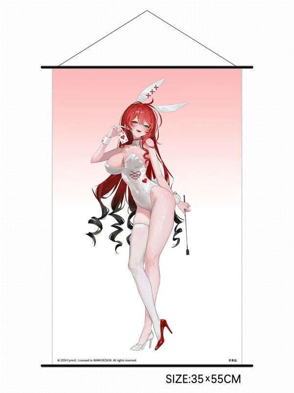 Original - Bunny Girl Velvet - 1/4 - Deluxe Edition with Tapestry (Kawa Design)ㅤ – Kawa Design – ActionFigureBrasil