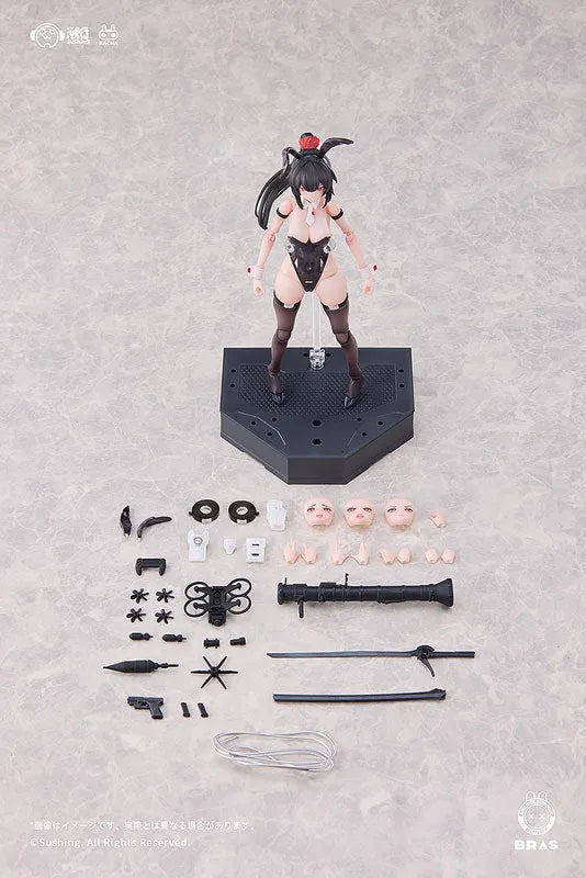 Original - Bunny Rapid Action Squad - Attacker - Runa - 1/12 (Good Smile Company, Sushing)ㅤ – Sushing as ManufacturerGood Smile Company – ActionFigure Brasil