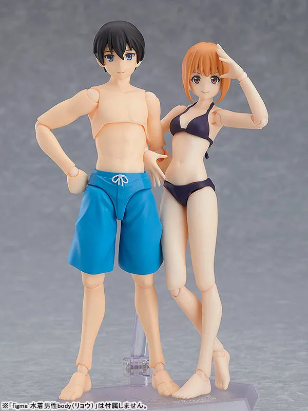 Original Character - Figma #416 - Emily - Female Swimsuit Body (Max Factory)ㅤ – Max Factory As Manufacturer – ActionFigure Brasil