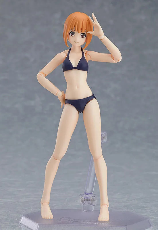 Original Character - Figma #416 - Emily - Female Swimsuit Body (Max Factory)ㅤ – Max Factory As Manufacturer – ActionFigure Brasil