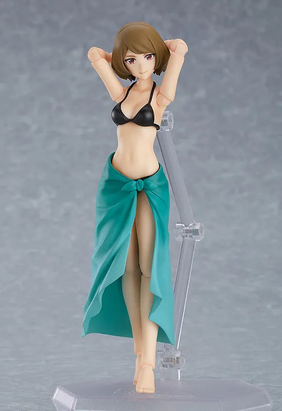 Original Character - Figma (#495) - figma Styles - Chiaki - Female Swimsuit Body (Max Factory)ㅤ – Max Factory – ActionFigure Brasil