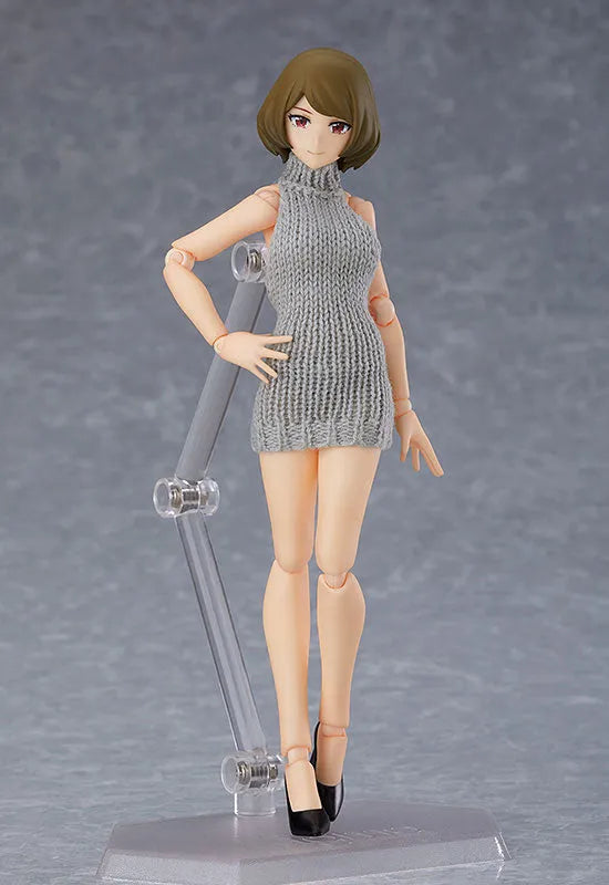Original Character - Figma #506 - figma Styles - Chiaki - Backless Sweater Outfit (Max Factory)ㅤ – Max Factory – ActionFigure Brasil