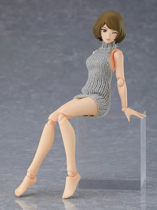 Original Character - Figma #506 - figma Styles - Chiaki - Backless Sweater Outfit (Max Factory)ㅤ – Max Factory – ActionFigure Brasil