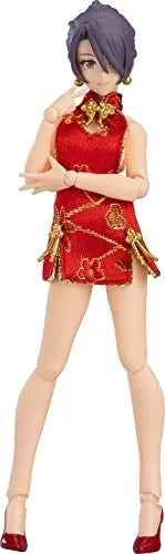 Original Character - Figma #569 - figma Styles - Mika - Mini Skirt Chinese Dress Outfit (Max Factory)ㅤ – Max Factory – ActionFigure Brasil