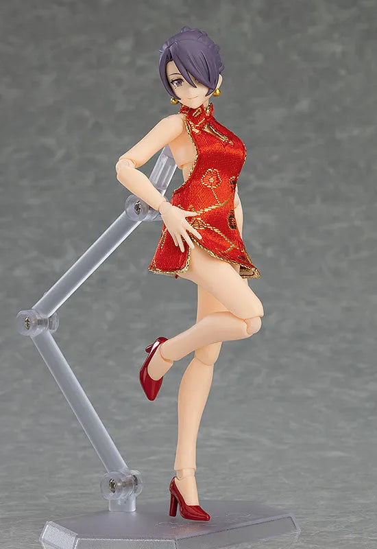 Original Character - Figma #569 - figma Styles - Mika - Mini Skirt Chinese Dress Outfit (Max Factory)ㅤ – Max Factory – ActionFigure Brasil