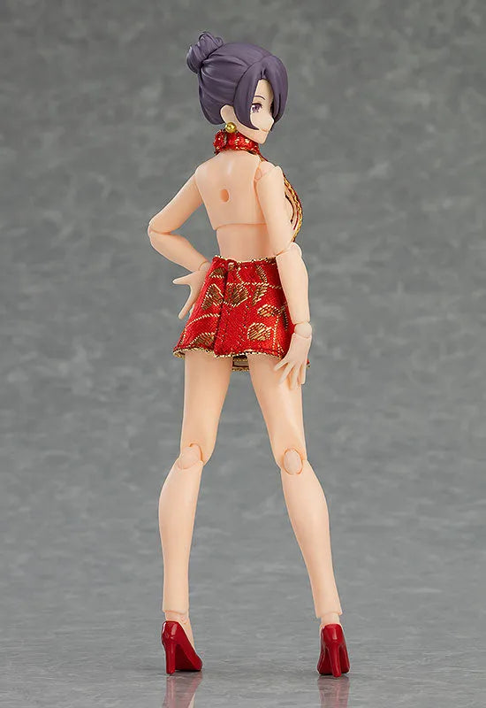 Original Character - Figma #569 - figma Styles - Mika - Mini Skirt Chinese Dress Outfit (Max Factory)ㅤ – Max Factory – ActionFigure Brasil