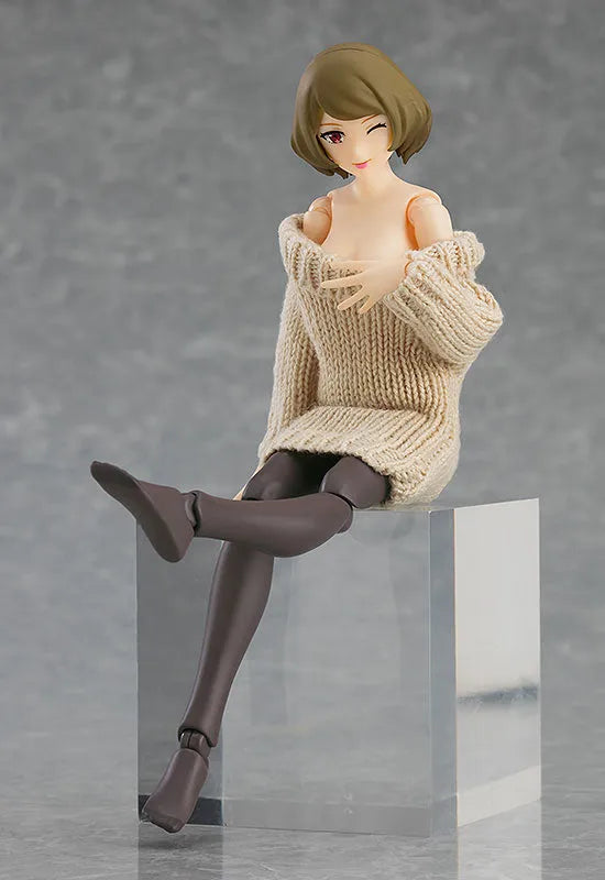 Original Character - Figma #574 - figma Styles - Chiaki - Off-the-Shoulder Sweater Dress (Max Factory)ㅤ – Max Factory – ActionFigure Brasil
