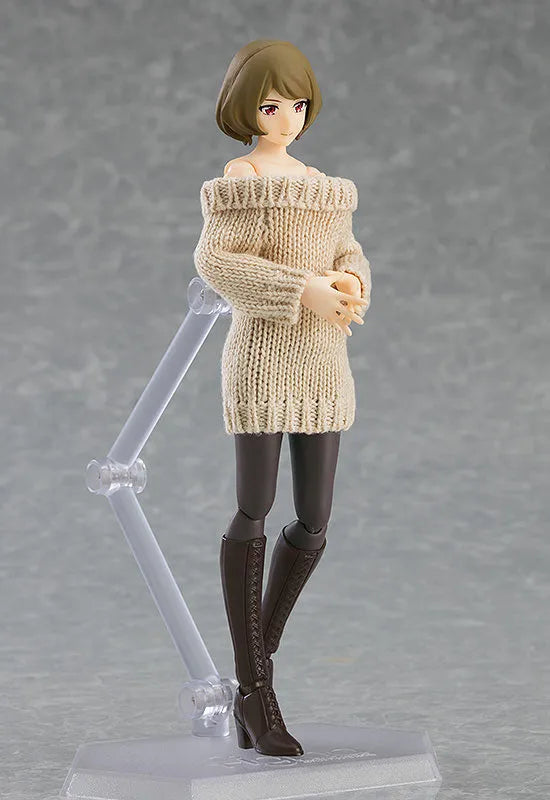 Original Character - Figma #574 - figma Styles - Chiaki - Off-the-Shoulder Sweater Dress (Max Factory)ㅤ – Max Factory – ActionFigure Brasil